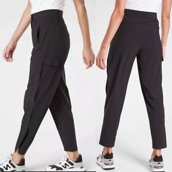 Athleta Uptown Ankle Pant Black casual Dress Pants size 4 - Picture 9 of 11